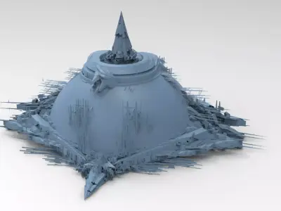 Prison colony Hollow Globe  3D model