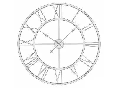 Balliol Wall Clock 3D model