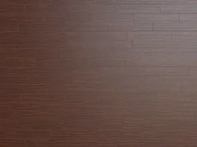 Polished Mahogany Wood Planks PBR Seamless Texture