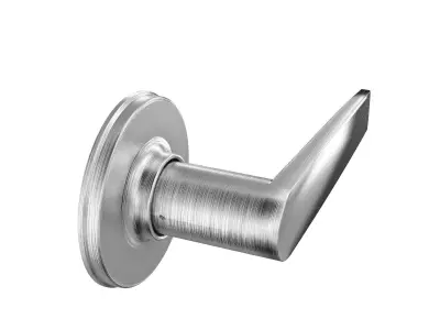 Door handle Winston Passage Levers - Satin Chrome 3D model