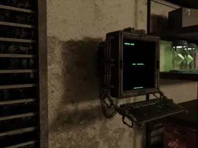 Computer Terminal 3D model