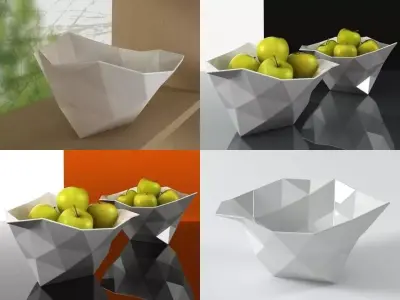 Crushed Bowl 3D model