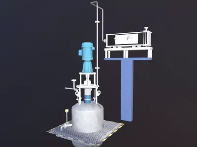 Steam Condensate Low-poly 3D model