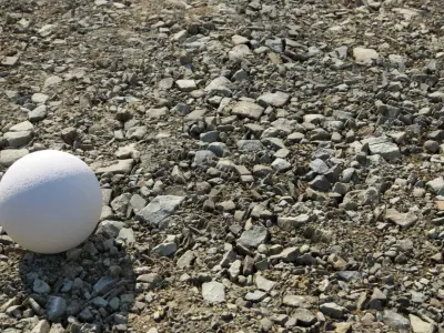 Compacted stone ground Texture