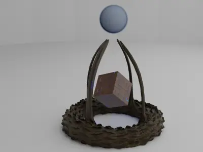 Cube Hologramme  3D model