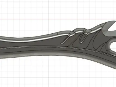 Warframe Skana 3D print model