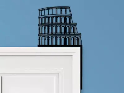 Colosseum Door Corner Decor 3D print model