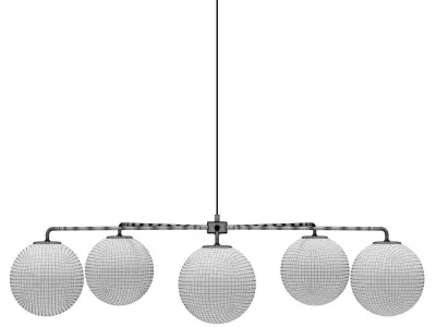 MENU Chambers Chandelier 96 with TR Bulb 3D model