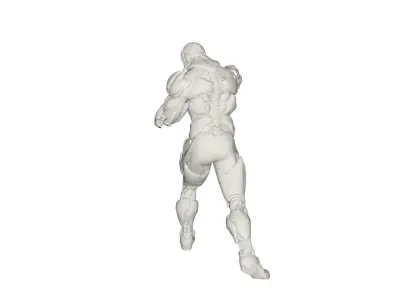 Superhero concept 3D model get