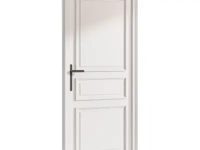  Interior door 6 Low-poly 3D model