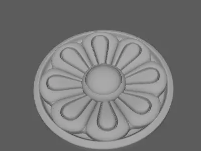 rosette flower Free 3D model buy