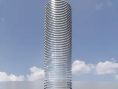 Parametric Building 1b12 3D model