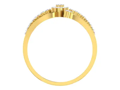 Women Ring Render 3dm STL OBJ FBX Details 3D print model 26