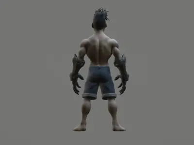 Steel boy 3D model
