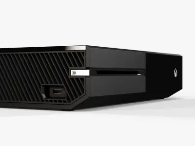 Microsoft Xbox One Game Console Low-poly 3D model