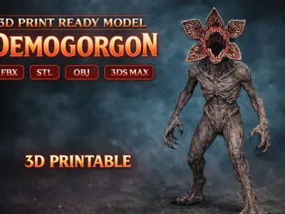 Demogorgon Monsters Stranger Things 3D print model