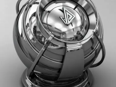 VRAY SHADER---METAL---Chromium Texture