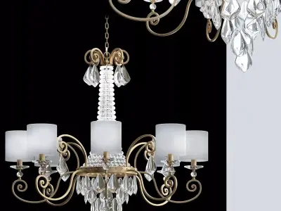 Crystal Ceiling Lights Bella figura 3D model