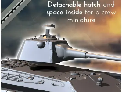 E-50 Entwicklung - Germany Eastern Western Berlin What If Altern 3D print model