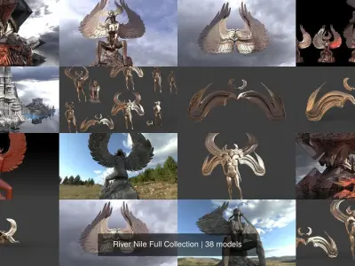 River Nile Full Collection 3D Model Pack
