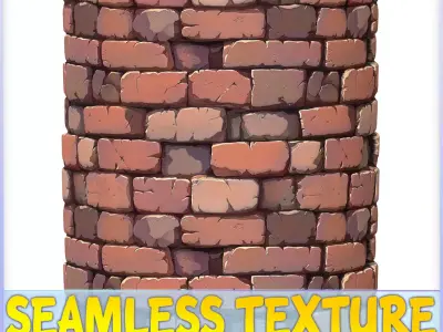  Stylized Wall Seamless Texture Texture 14