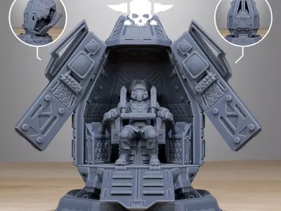 Vaskar Drop Pod 3D print model