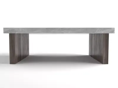 Hooker Furniture - Miramar Carmel Lorrain Rectangular Cocktail Low-poly 3D model