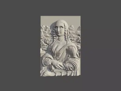 Mona Lisa 3D  3D model