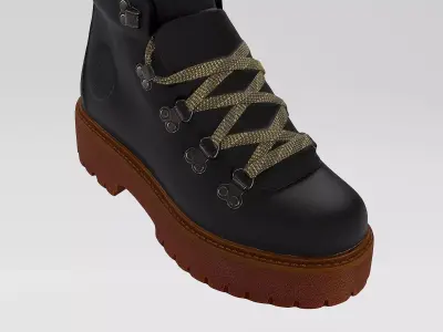 TIMBERLAND Stone Street Mid Black 3D model