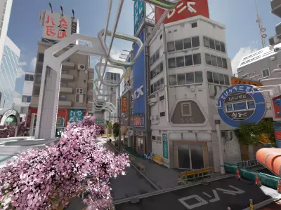 Cyberpunk Tokyo Street 3D model