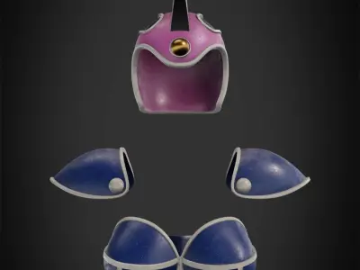 Chi-Chi Battle Armor for Cosplay 3D print model