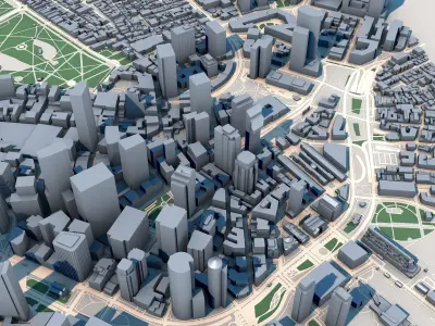 Boston City 3D model