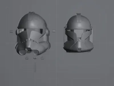 Clone Trooper Armor Sixth Scale Hot Toys Figures Compatible 3D print model