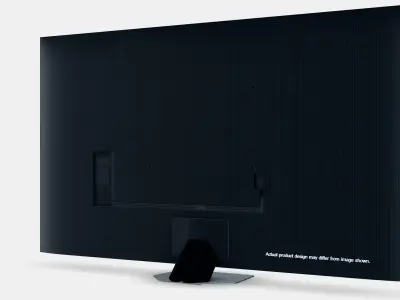 98 Q80C QLED 4K Smart TV 2023 3D model