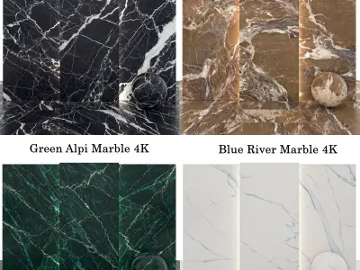 Stone 135 - Marquina-Portoro-River-Alpi Texture