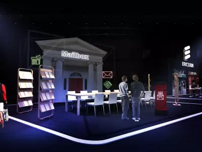 ericsson booth  3D model