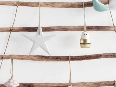 Adairs Hanging Branch Christmas Tree 3D model