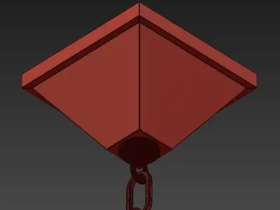 LYONS pendant light with diamond shape 3D model