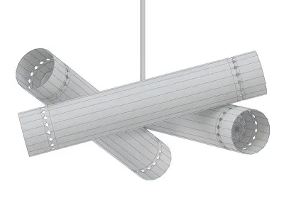 Brass Tubular 3D model