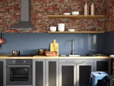 Distressed Red Brick Wallpaper Texture