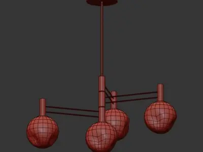 ENCA chandelier 3D model