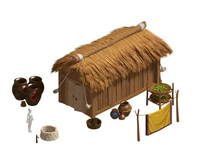 Rural Architecture - House 02 3D model