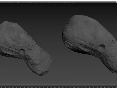 Detailed asteroid 3D model