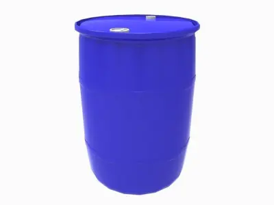 Oil Drum Free low-poly 3D model