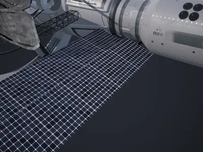 Scifi Spaceship 3D model