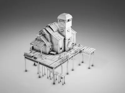 Fishing House 3D print model