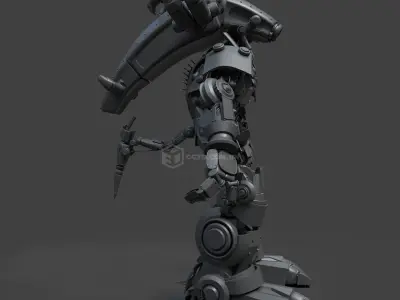 Fizza Robo Model- Highpoly 3D model