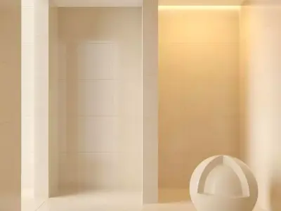 Marble wall 100 3D model