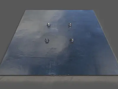 Truss tower - tower - tower Low-poly 3D model