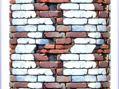 Stylized Wall Seamless Texture Texture 27
